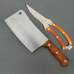 Kitchen Knife & Poultry Scissor for Vegetables, Chicken, Fish Cutting, Chopping Kitchen Tool Set-picture-24