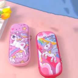 Horse Baby Cute 2 pencil Case Horse Baby Mini Theme Art Plastic Pencil Box-image-9