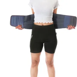 Waist Back Support Belt LS Support Belt for Back Support for Men & Women Back / Lumbar Support-image-1
