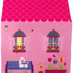 Beautiful Dollhouse Tent – Pink Kids Play Tent-image-51