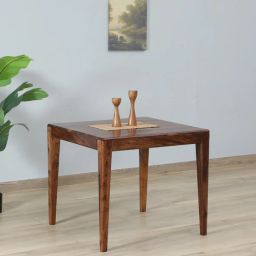 woodsworth from pepperfry Gabriella Sheesham Wood 4 Seater Dining Table In Provincial Teak Finish-picture-35