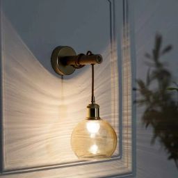 kapoor lampshades Townshend Shine Brass Metal Finish Wall Light-picture-0