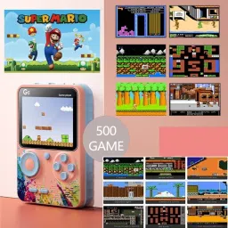 TECHNUV G5 500 In1 Colorful Handheld Mini Game Box Also Connect With TV Option For kids with Super Mario Like (Bros/Brose3/6/9/10/14)Super Contra Like(2/6/7) Total 500 Games-44