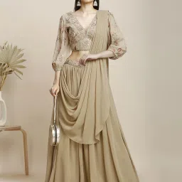 Floral Print Stitched Lehenga Choli-image-38