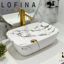 Premium Ceramic BASIN Which Gives Look To your Home Table Top Wash Basin AI1034 Very Stylish Bathroom Luxury Ceramic Glossy Wash Basin Table Top Basin-image-85