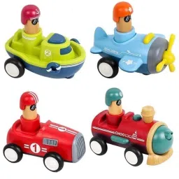 Push &Go with pull back Friction Vehicles (Including Train, Plane, Boat, Car)-27