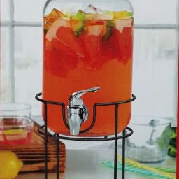 (H7014 0301)4 Liter Glass Dispenser with tap and Black Stand Bottom Loading Water Dispenser-image-16