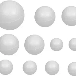 11 Pcs Craft Styrofoam White Smooth Balls for DIY Crafts & Solar System Models-8