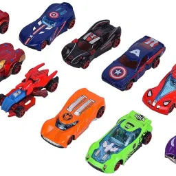 Most Best Deal Plactic Avenger Racing Cars 10 piece Set-28