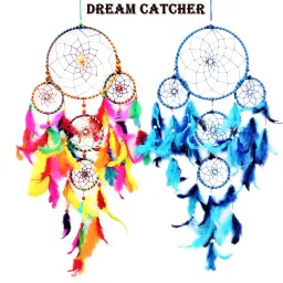 Dream Cacher Wall Hanging Handmade Wall Art for Bedrooms,office,Balcony,Outdoors,Garden,Home Wall Hanging Design Feather Dream Catcher-picture-12