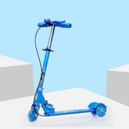 New Adjustable Scooter with LED Lights, Foldable Design, Extra Wide Brakes-image-58