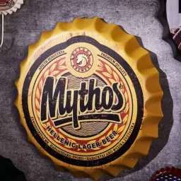 eazywagon Yellow Metal Mythos Wall Decor-picture-36