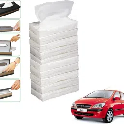 10 SET REFILLER WITH 100 PULLS (200 SHEETS) FOR HYUNDAI GETZ Vehicle Tissue Dispenser-image-82