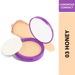 Longwear Compact 03 Honey | UV Protection | Pore Minimizing | Medium Coverage Compact-27