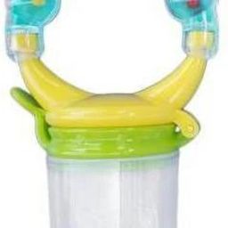 child chic Baby's BPA-Free Silicone Nipple Food Nibbler for Fruit and Veggie with Rattle Handle Teether and Feeder Feeder image 2