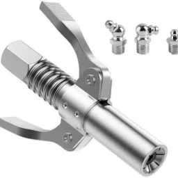 Grease Gun Coupler Quick Lock and Release 10000 PSI with Oil Nozzles Manual Dispenser-image-31