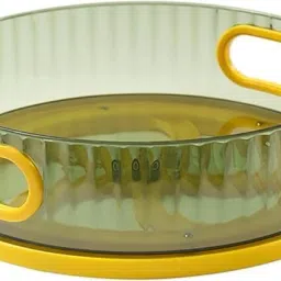 Plastic 360°Multi-Purpose Rotating Organiser Storage Basket-13