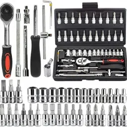 henglobe 46 in 1 SCREWDRIVER AND TOOLKIT SET Combination Screwdriver Set (Pack of 1) Combination Screwdriver Set image 2