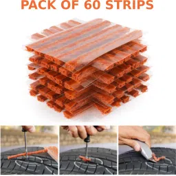 W-60, Puncher Repair Strips (Pack of 60) Puncture Strips Tubeless Tyre Puncture Repair Kit-image-38