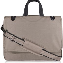 Grey Color Linen fabric 10L Office Laptop Bag For Men SDBG90 Waterproof Messenger Bag-image-34
