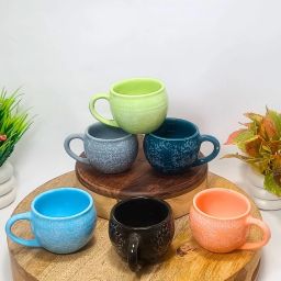 Pack of 6 Ceramic / Tea Coffee Cup Set of 6 (Multicolor, Cup Set)-image-63