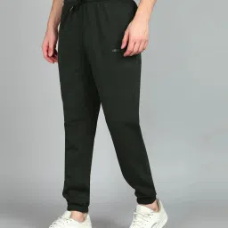 Men Solid Green Track Pants-image-94