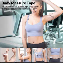 crownsmill Body Measuring Tape | Soft Measure Tape | Professional Double Sided Scale Measurement Tape image 3