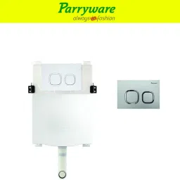 parryware Linea Concealed Cistern with upper part 102 Dual Flush Tank image 2