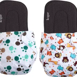 Print Reusable Cloth Diapers + Insert Pad Washable 100% Absorption 0-3 yrsDWTF5-picture-3