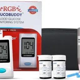 Glucobuddy AC 300 with 50 Glucometer Strips |Sugar Testing Machine Glucometer-26