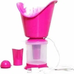 HEAREAL HEALTH CARE Nose, and Cough Steamer 3 in 1 Plastic Steam Vaporizer, Nozzle Inhaler, Facial Sauna, and Facial Steamer Machine for Adults and Kids Vaporizer (PINK) Vaporizer-45