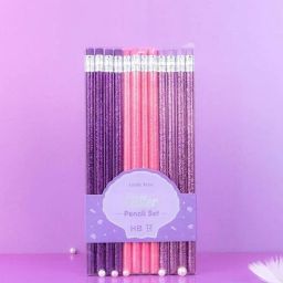 Premium Glitter Body Pencils for Kids Fine & Strong Nib Return Gifts Set of 12 Pencil-picture-22