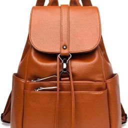 Small 10 L Backpack Small 10L Backpack Stylish Backpack cum Handbag cum Shoulder Bag For Girls & Women's ( BROWN )-image-96