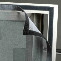 HDPE - High Density Poly Ethylene Infants Washable 3X3 FT GREY Fiberglass Window Mosquito Net Regular Loop Tape FULLY STICHED Mosquito Net-11
