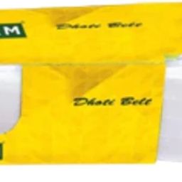 Men White Fabric Belt-image-80
