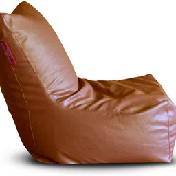 style homez XXXL Tan Bean Bag Chair With Bean Filling-picture-13