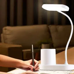 akr Touch stepless dimmable desk lamp multifunction reading lamp new pen tube Study Lamp image 4