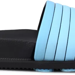 slipover Shadow Casual Comfort Trendy Stylish Slip-On Slipper, Flip Flops & Slides For Men-Blue/Black (Size-7) Men Slides image 3