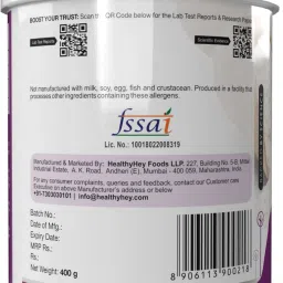 healthyhey nutrition 100% Pure Myo Inositol Powder (Vitamin B8), 400gm image 3