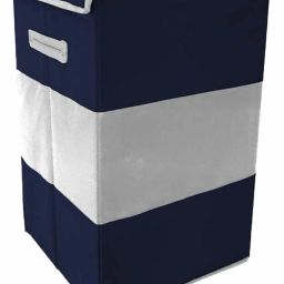 68 L Blue, Grey Laundry Bag-13