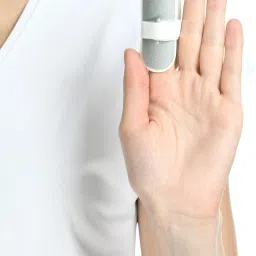 orthx Finger Support finger bone support splint(WHITE)Finger Support SplintsFINGER COT Splints image 3