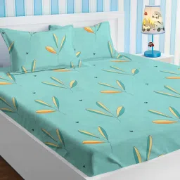144 TC Cotton Double Printed Flat Bedsheet-17