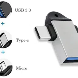 JK Paradise USB Type C, Micro USB OTG Adapter image 3