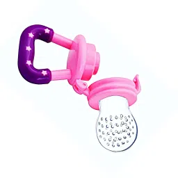 swito mart Silicone Food Fruits Nibbler With Extra Mesh Soft Pacifier Feeder Soother Soother image 3