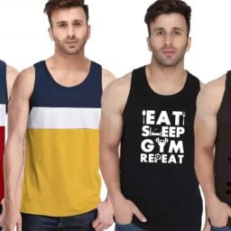 Pack of 4 vest combo mens inner wear vest for boys Men Vest-4