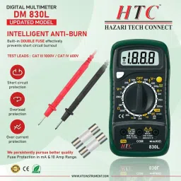 hty HTC 830L Digital Multimeter Operator’s Instruction Manual Digital Multimeter image 3