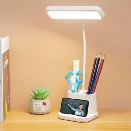 Rechargeable Lamp For Students With Pen Holder & Mobile Holder Study Lamp-6
