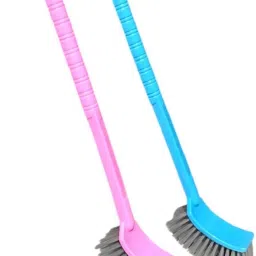 Durable Plastic Toilet Brush | Long Handle Ideal for Indian Bathroom Use-image-92