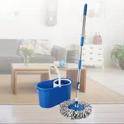 cello Kleeno Compacto Spin Mop Blue Wet & Dry Mop-picture-20
