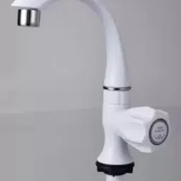 PVC Swan Neck Pillar Tap for Wash Basin - Pack of 1 Pillar Tap Faucet-image-33